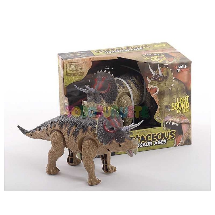 Rob Tica Todojuguete | Dinosaurio Andador 22Cm Luz+Sonido Cretaceous Sdos