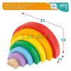 Juegos De Mesa Y Puzzles Color Baby, S.L. | Arco Ris Madera Apilable Woomax