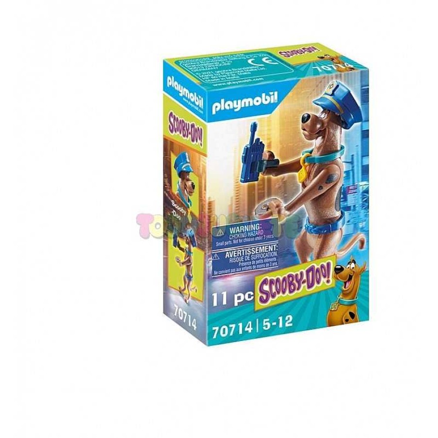 Personajes Y Accesorios Playmobil,S.A. | Scooby-Doo! Figura Polic A Playmobil