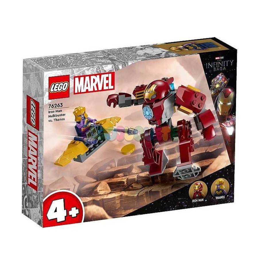 Juegos De Construcci N Iron Man | Lego S Per H Roes Hulkbuster De Iron Man Vs.Thanos