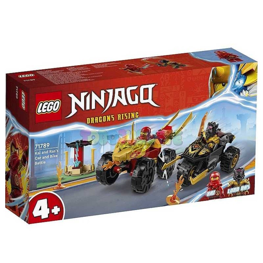 Juegos De Construcci N Lego | Lego Ninjago Batalla En Coche Y Moto De Kai Y Ras