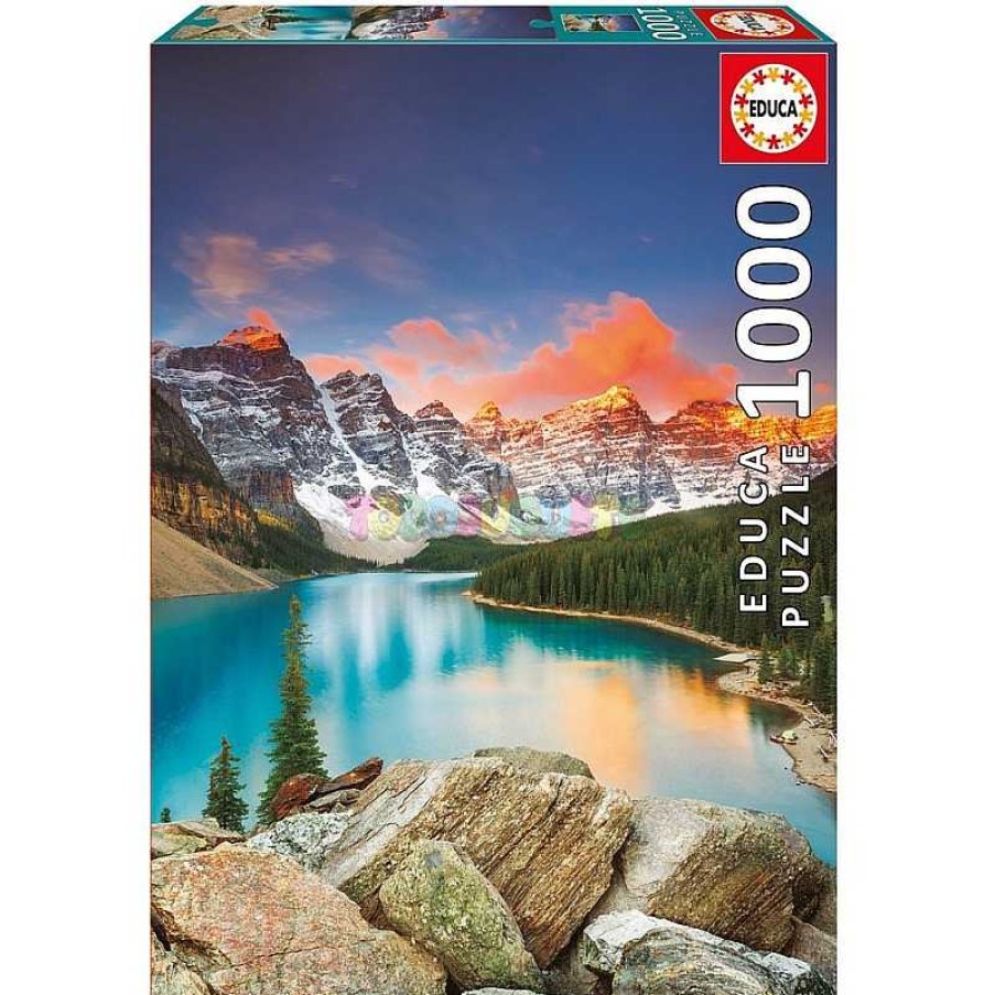 Juegos De Mesa Y Puzzles Educa Borras S.A. | Puzzle 1000 Lago Moraine, Banff National Park