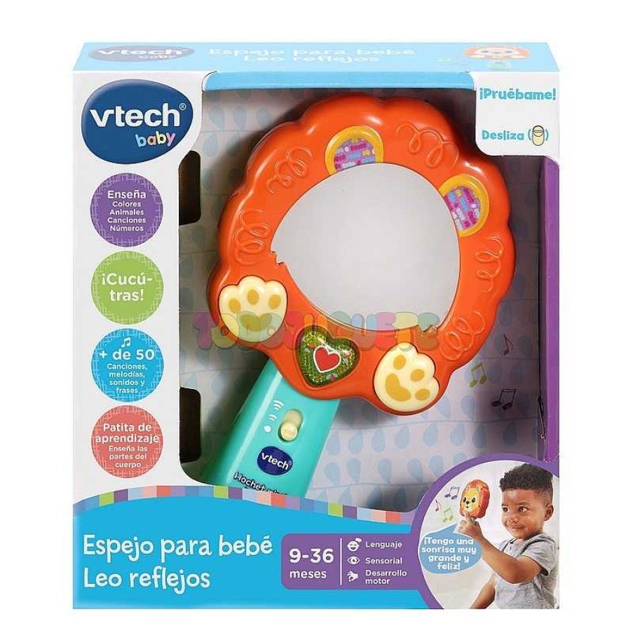 Primera Infancia Vtech Electronics Europe Bv | Espejo Para Beb Leo Reflejos