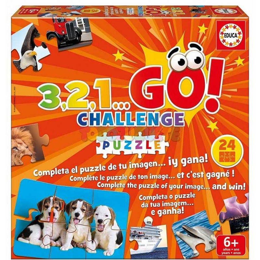 Juegos De Mesa Y Puzzles Educa Borras S.A. | Juego 3, 2, 1 Go! Challenge Puzzle