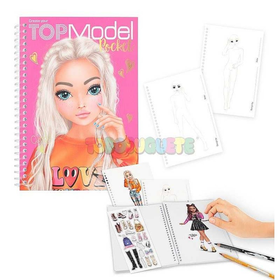 Manualidades Top Model | Top Model Cuaderno Para Colorear