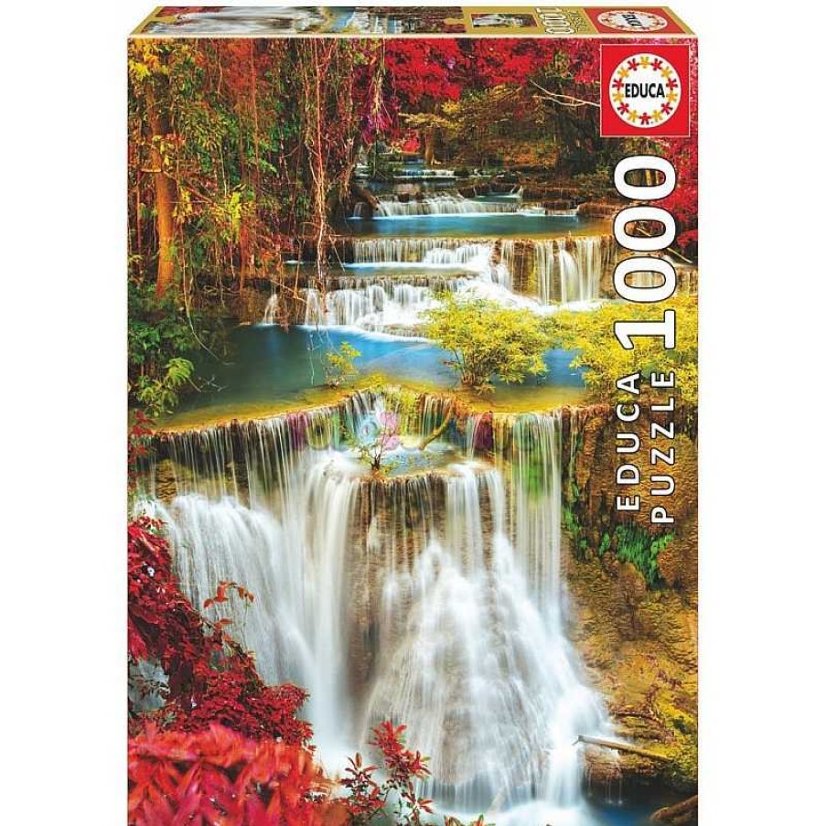 Juegos De Mesa Y Puzzles Educa Borras S.A. | Puzzle 1000 Catarata En El Bosque