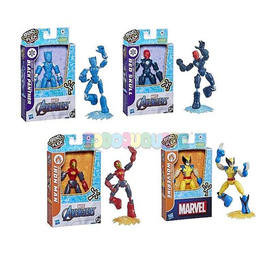 Personajes Y Accesorios Hasbro | Avengers Figura 15Cms Bend And Flex Misiones