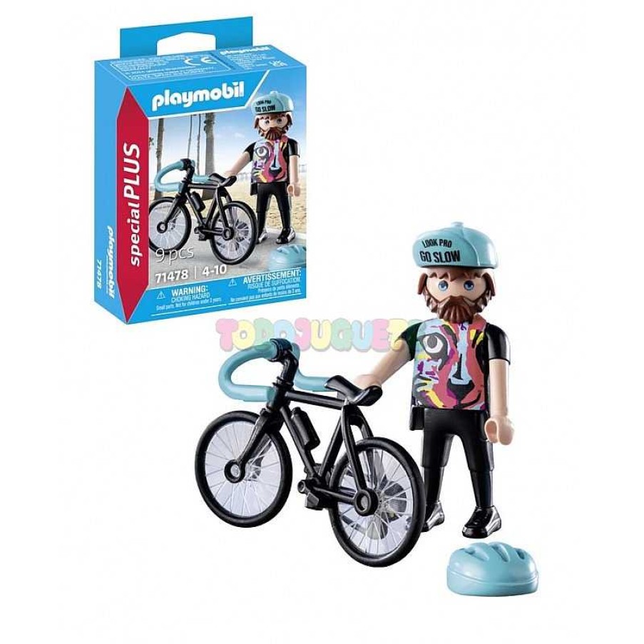 Personajes Y Accesorios Playmobil,S.A. | Ciclista De Carretera Paul Playmobil