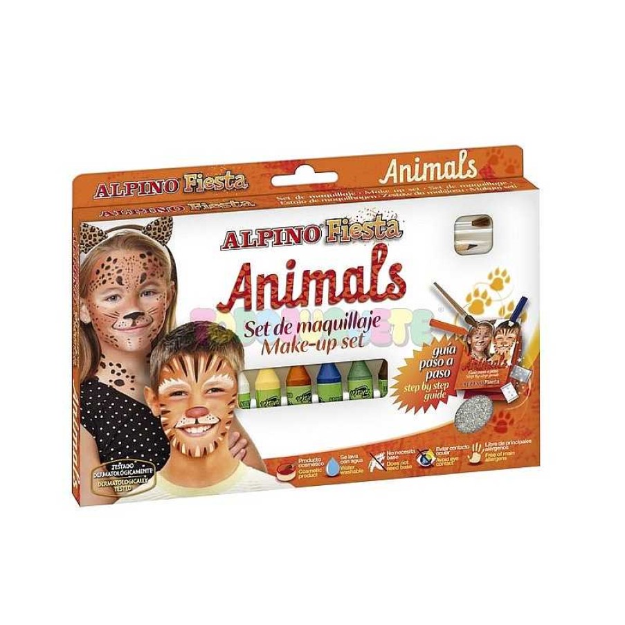 Disfraces Y Accesorios Alpino | Set Maquillaje Animales Alpino Fiesta