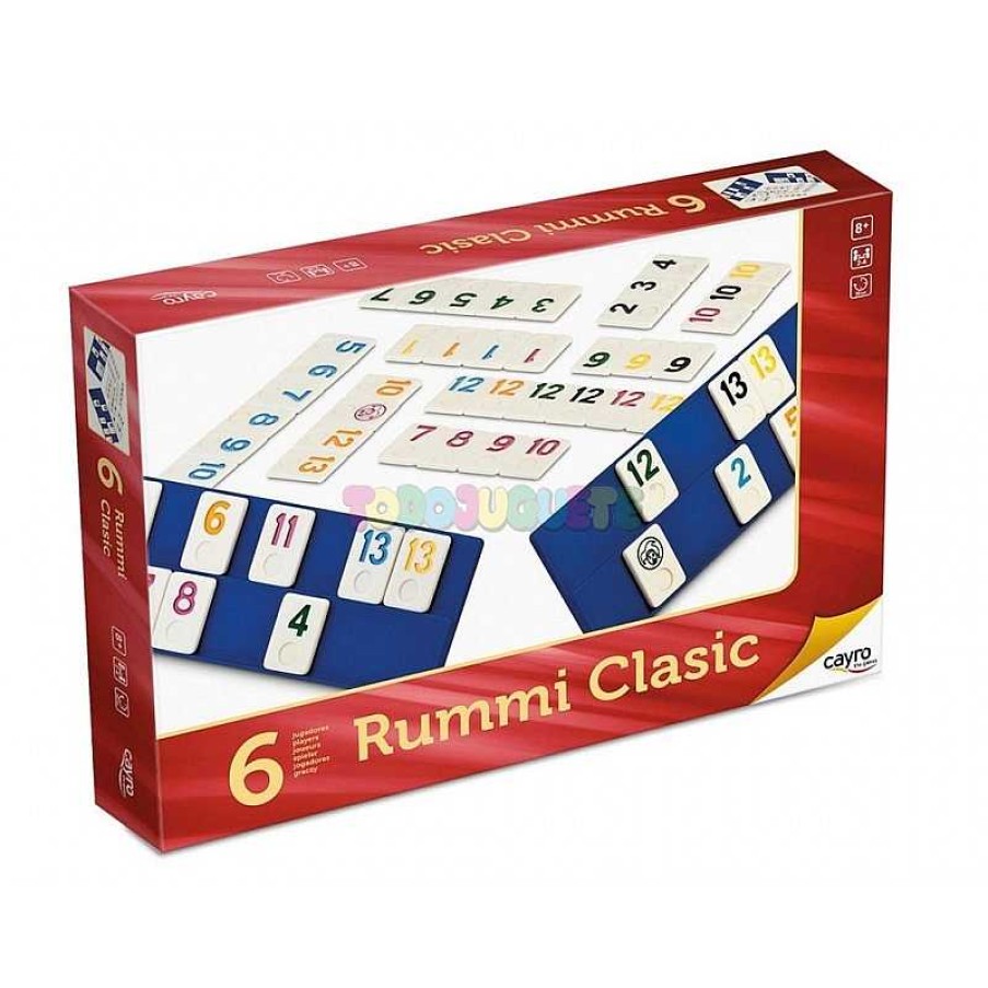 Juegos De Mesa Y Puzzles Cayro Juegos,S.L. | Juego Rummi Classic Plus 6 Jugadores Cayro