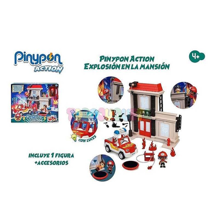 Personajes Y Accesorios Pin y pon Action | Pin Y Pon Action Explosi N En La Mansi N