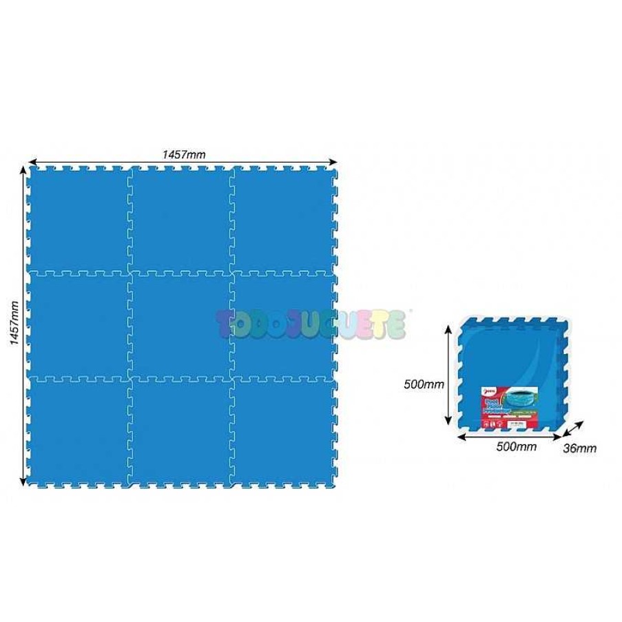 Primera Infancia Sun Ta Toys Sdn.Bhd | Suelo Protector Piscina 9 Placas 50X50 Cm