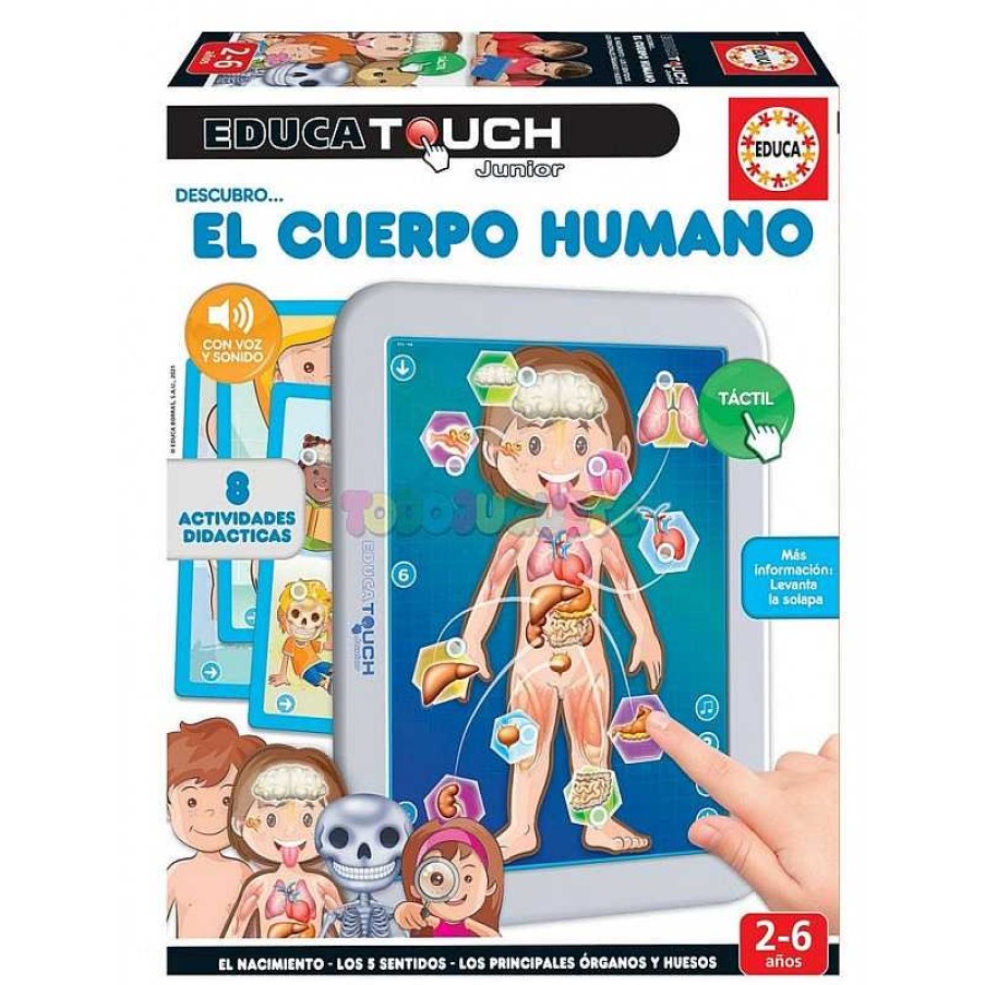 Juegos De Mesa Y Puzzles Educa Borras S.A. | Educa Touch Junior Descubro... El Cuerpo Humano