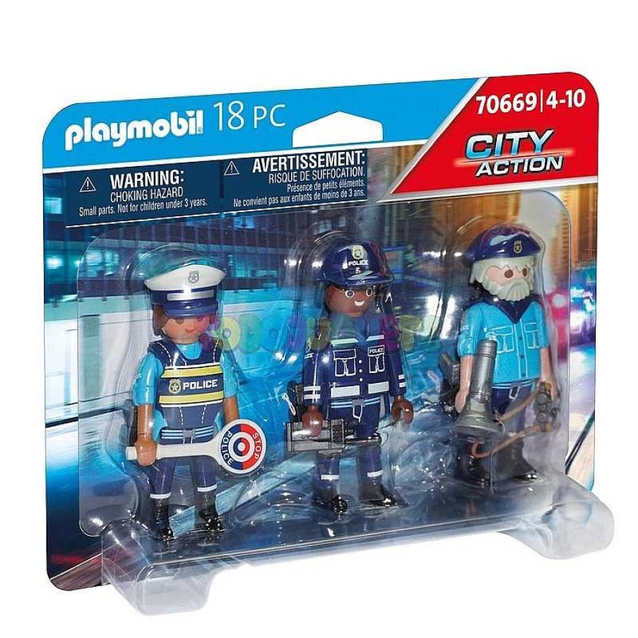 Personajes Y Accesorios Playmobil,S.A. | Set Figuras Polic A Playmobil