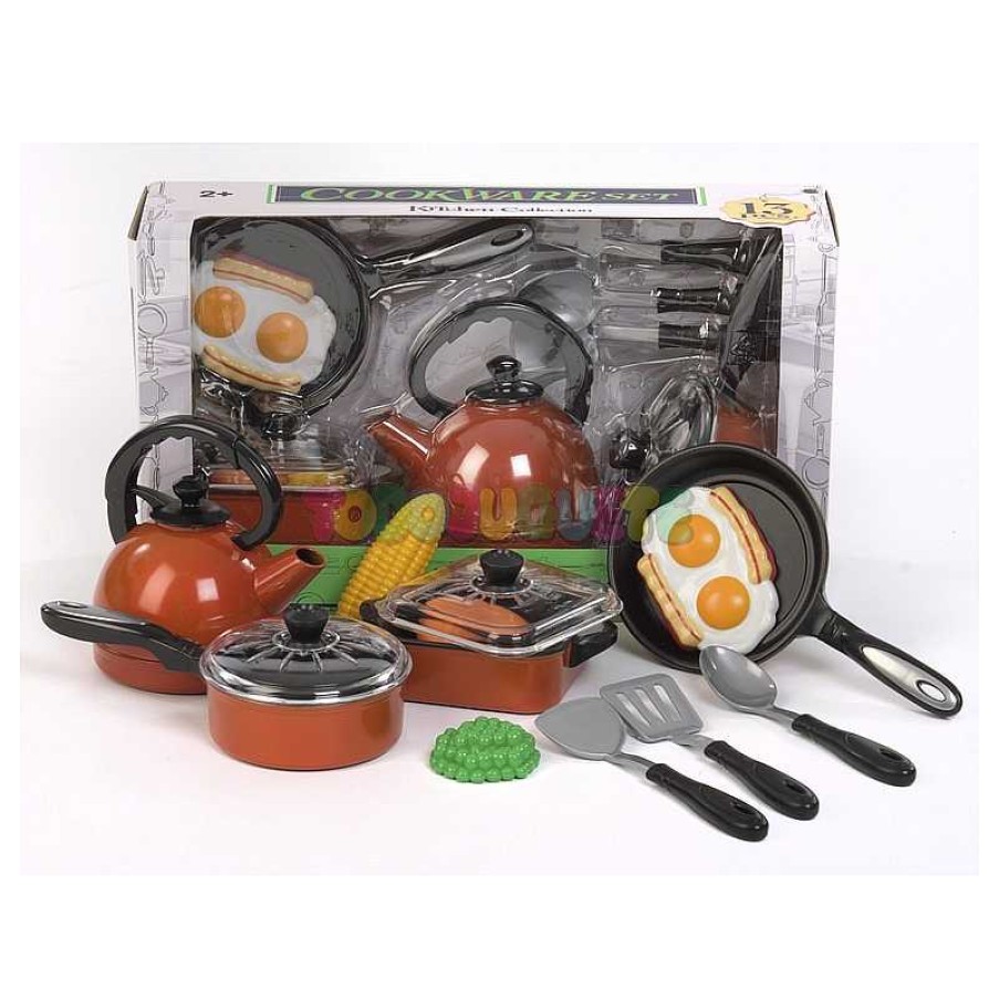 Profesiones Y Actividades Ka Shun Plastic & Metal,Mfy.Ltd | Menaje Sartenes Y Accesorios 13 Pzs Metal Cookware