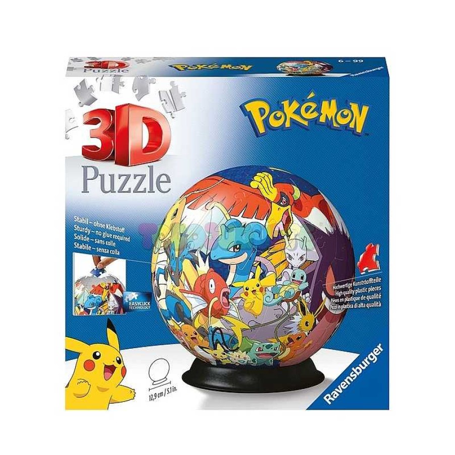 Juegos De Mesa Y Puzzles Pokemon | Puzzleball 72 Pzas Pokemon