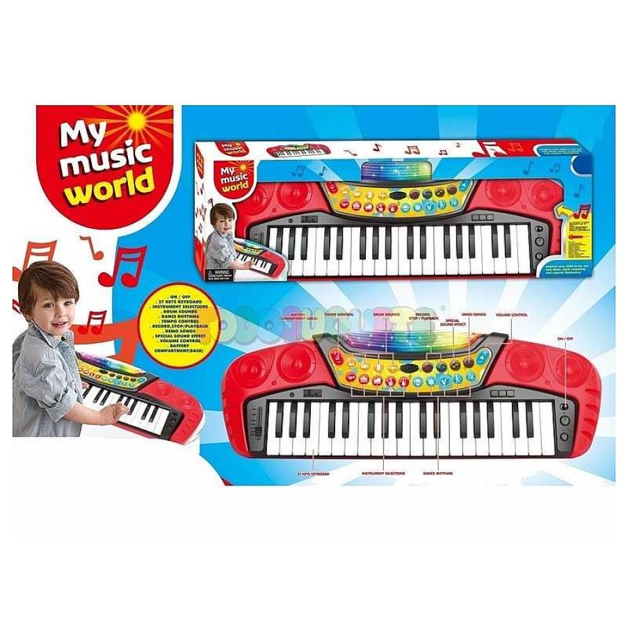 M Sica Alfabest | Teclado Musical 53 Cm My Music World