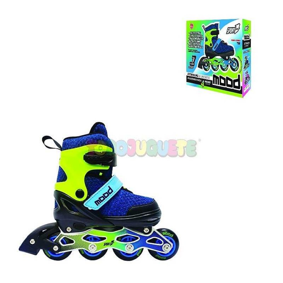 Deportes Y Bicicletas Todojuguete | Patines L Nea Mood Azul T.35-38