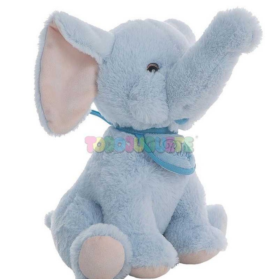 Peluches Creaciones Llopis,S.L. | Peluche Elefante Azul Pupy 26Cm