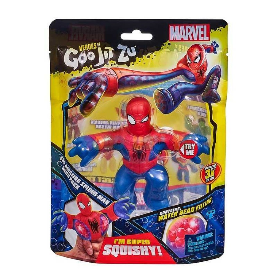 Personajes Y Accesorios Spiderman | Goo Jit Zu Figura Amazing Spiderman