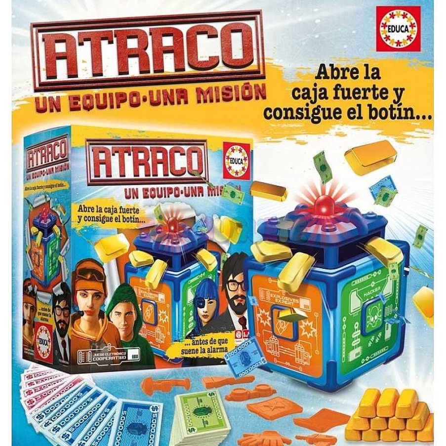 Juegos De Mesa Y Puzzles Educa Borras S.A. | Juego Gran Atraco