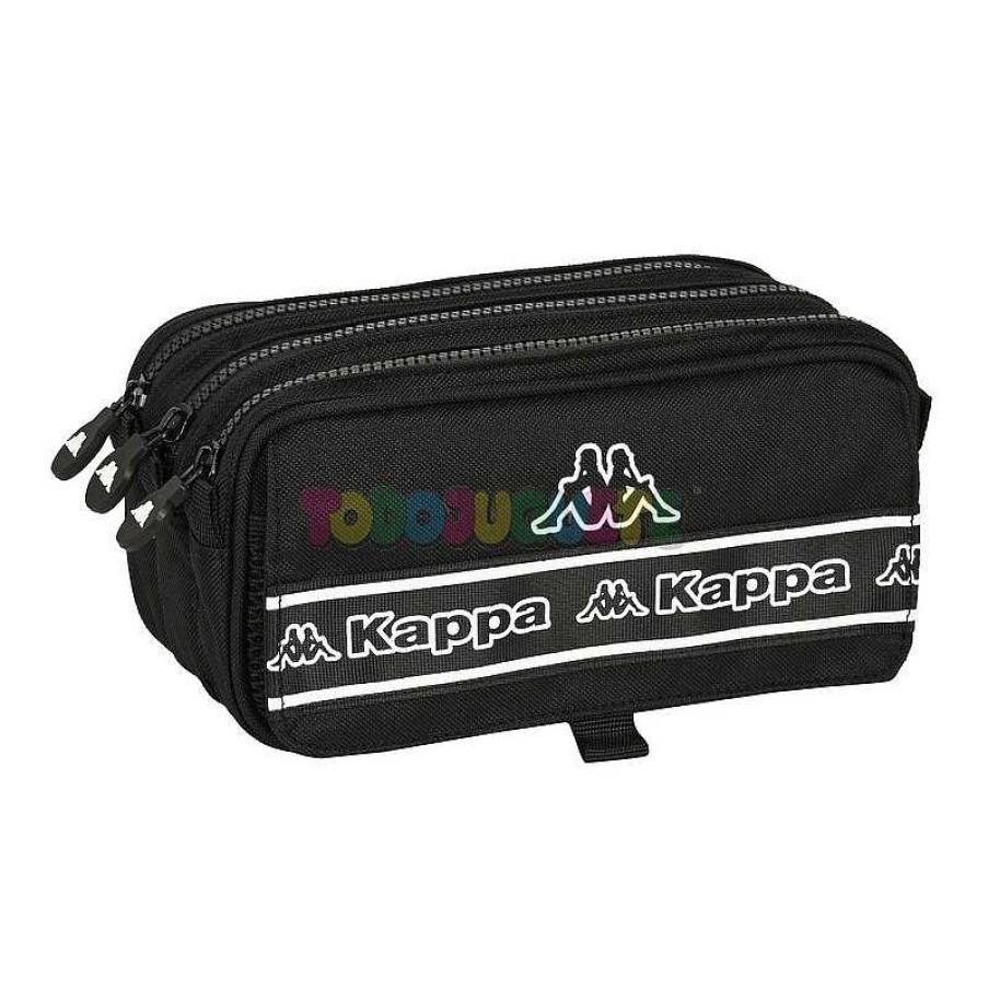 Escolar Safta,S.A. | Portatodo Triple Big Kappa Basics Negro