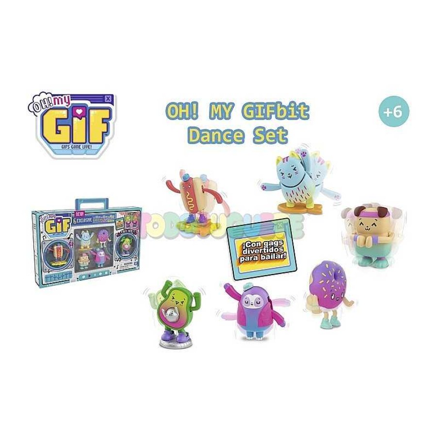 Mu Ecas Y Accesorios Nenuco | Oh My Gif 6 Figuras Gifbit Dance Set