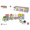 Juegos De Mesa Y Puzzles Todojuguete | Tren Madera Preescolar Zoo Woomax