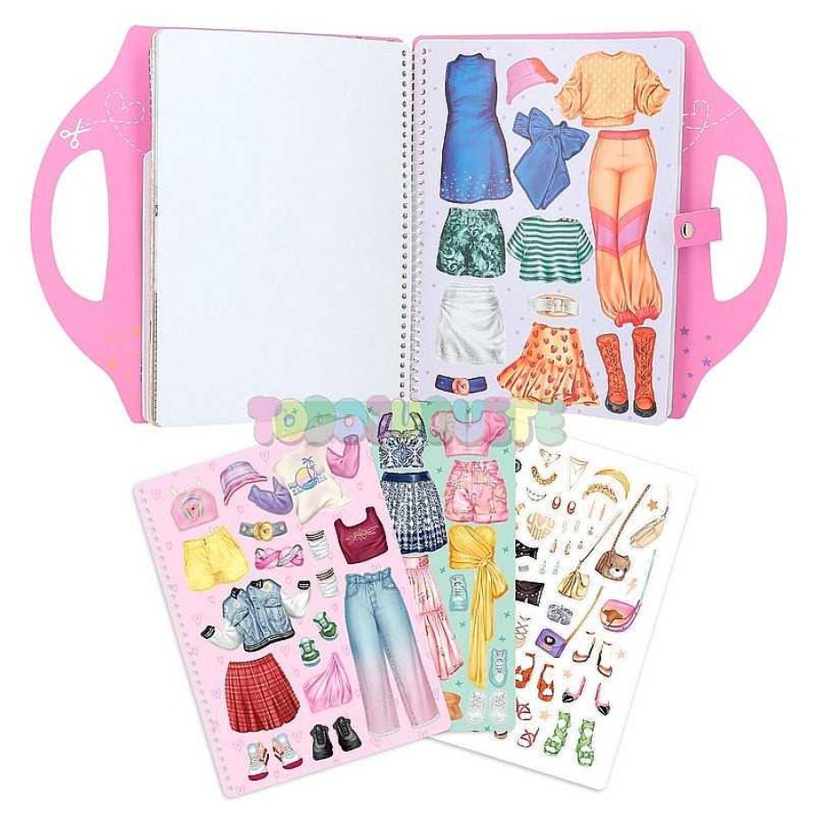 Manualidades Top Model | Top Model Cuaderno Collage Dress Me Up