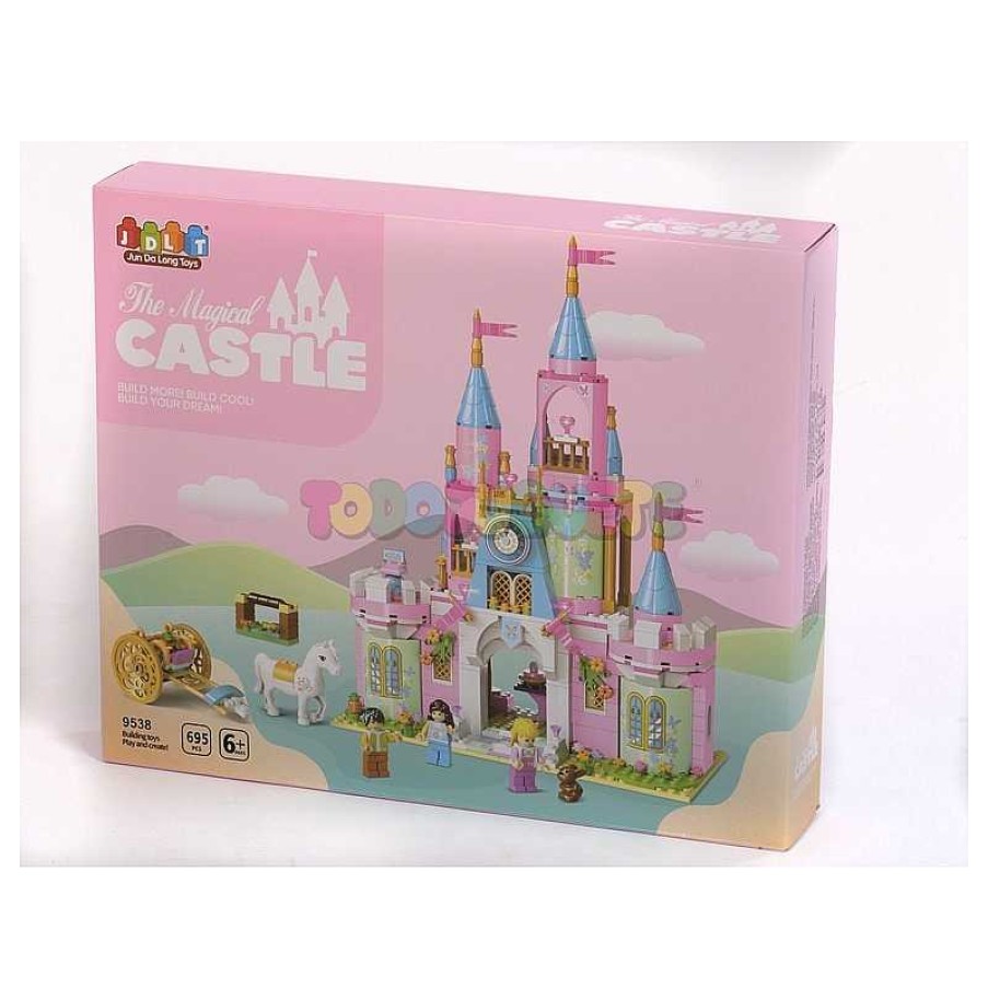 Juegos De Construcci N Todojuguete | Castillo M Gico Girl 695 Piezas The Magical Castle