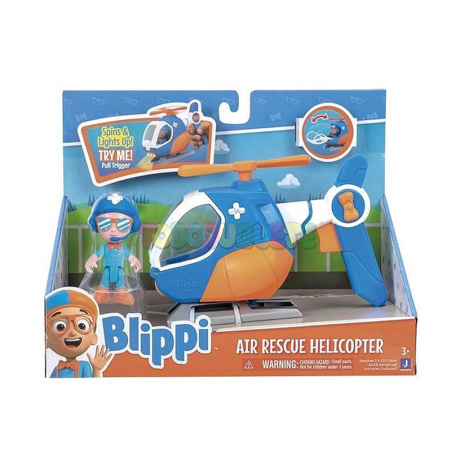 Personajes Y Accesorios Todojuguete | Blippi Helic Ptero Rescate A Reo