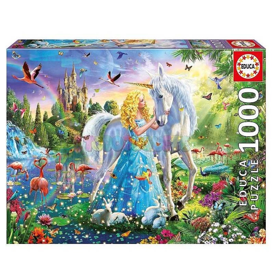 Juegos De Mesa Y Puzzles Educa Borras S.A. | Puzzle 1000 La Princesa Y El Unicornio