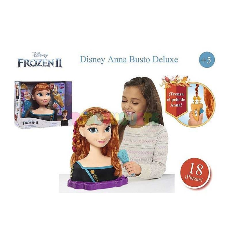 Mu Ecas Y Accesorios Frozen | Frozen 2 Busto Deluxe Anna