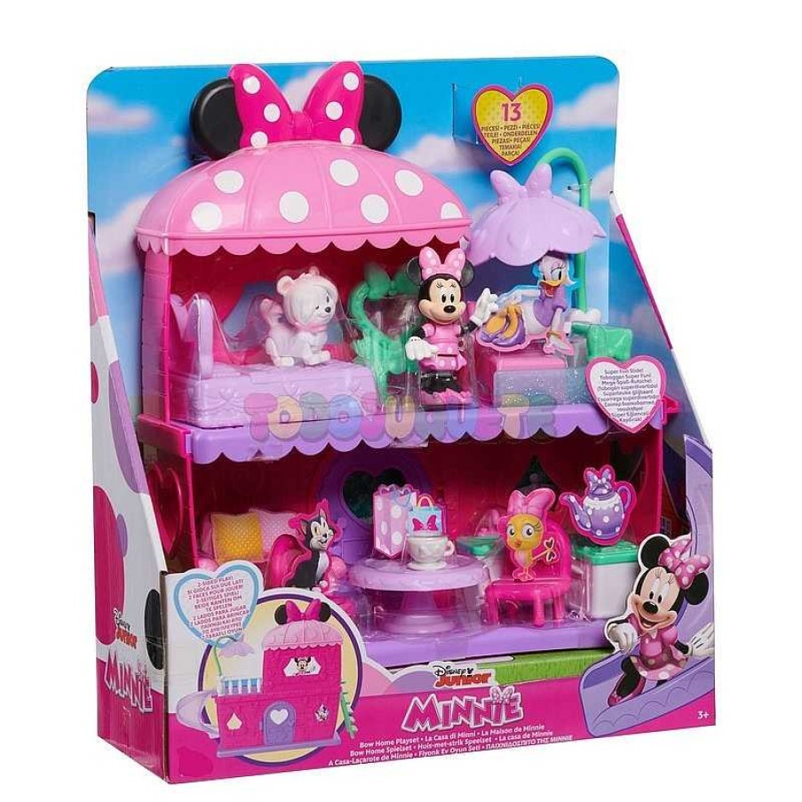 Personajes Y Accesorios Minnie | Casa Minnie Mouse Con Accesorios