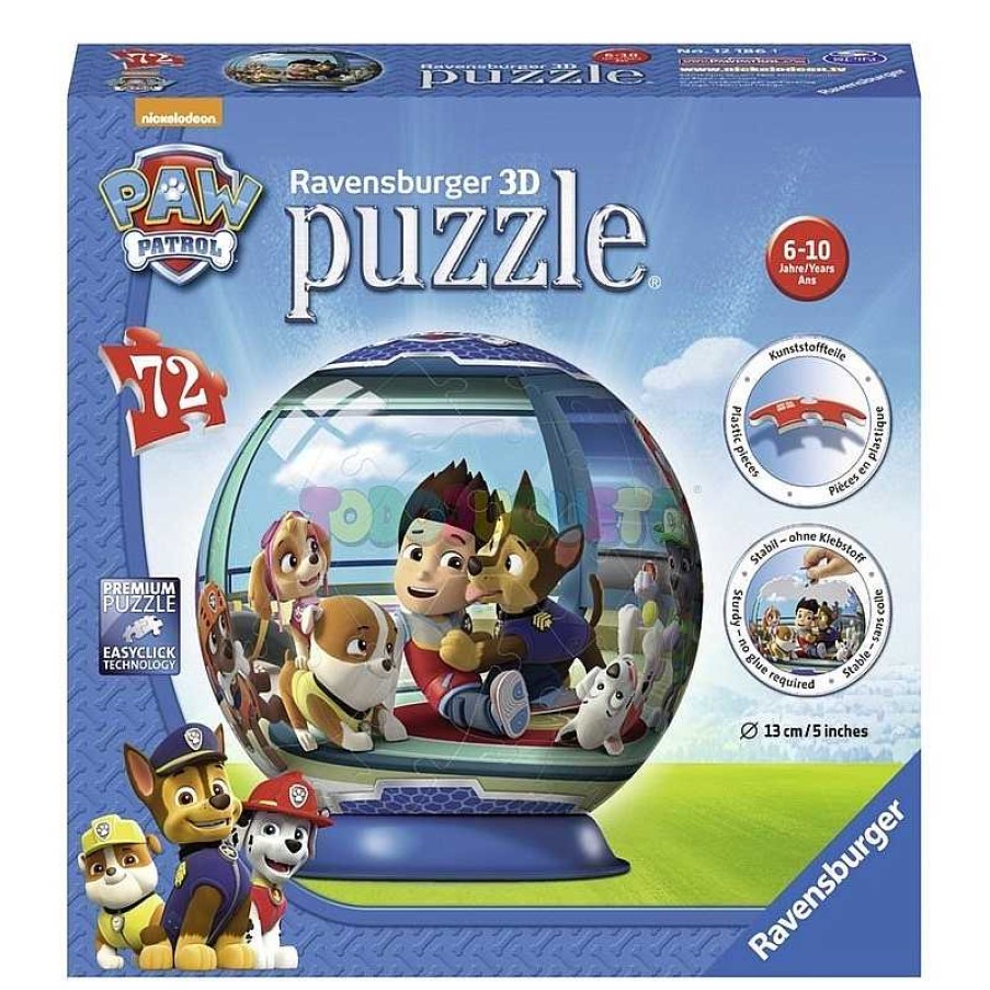 Juegos De Mesa Y Puzzles Paw Patrol | Puzzleball 72 Pzas Paw Patrol