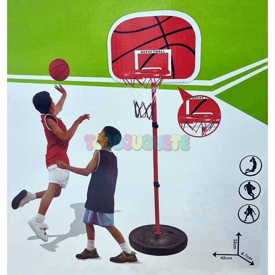 Deportes Y Bicicletas Todojuguete | Canasta Baloncesto 177 Cm Portable Champions