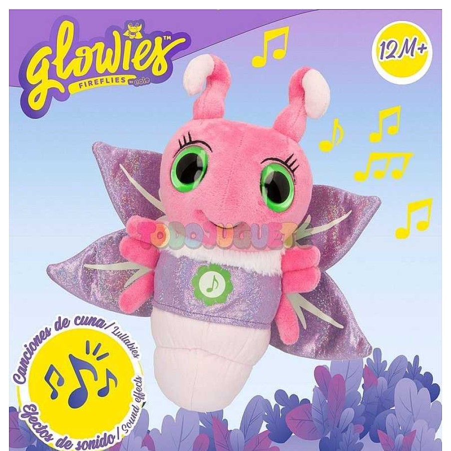 Primera Infancia Color Baby, S.L. | Glowies Luci Rnaga Peluche Rosa Luz