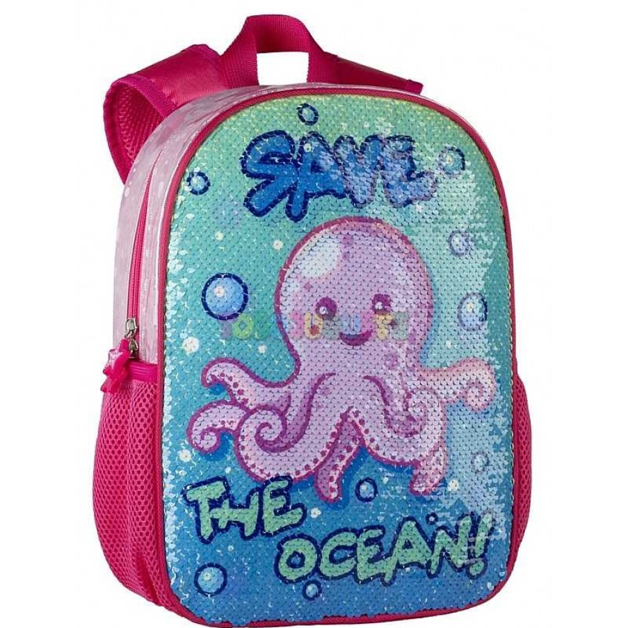 Escolar Todojuguete | Pulpito Save The Ocean Mochila Infantil