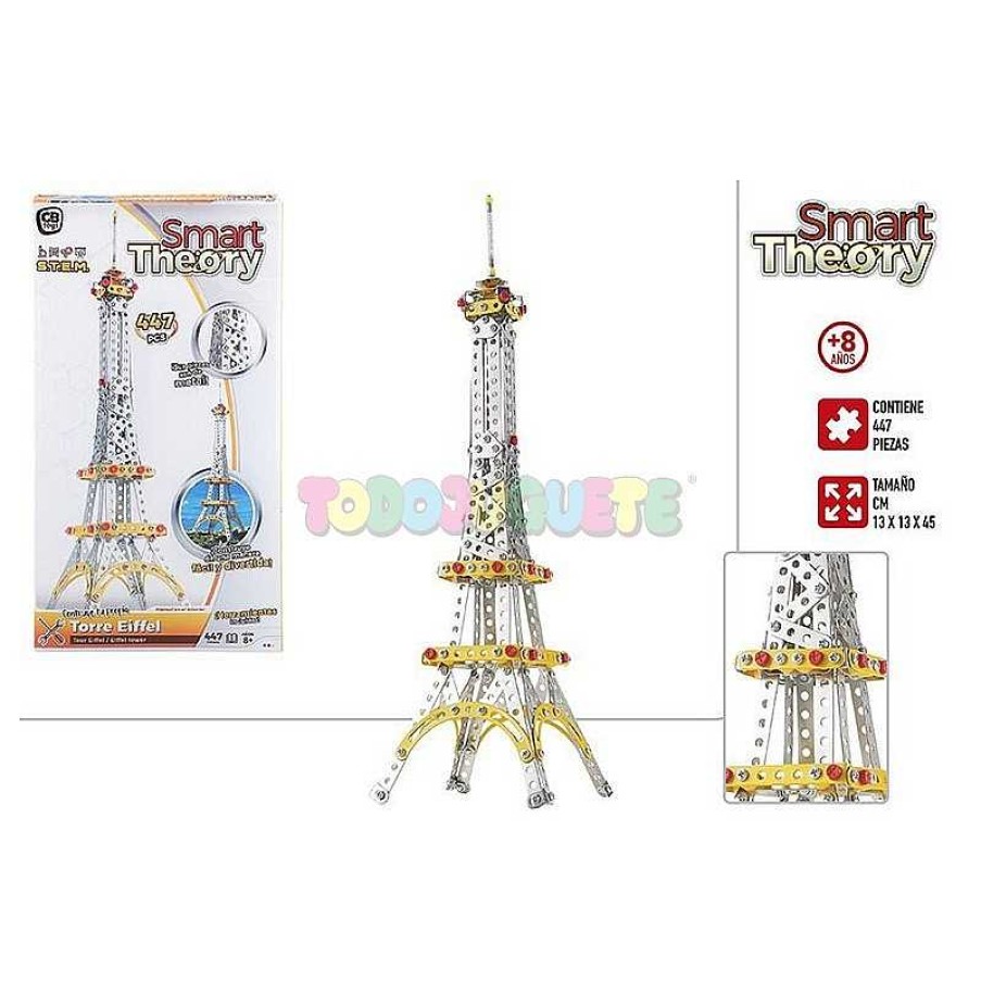 Juegos De Construcci N Todojuguete | Set Construcciones Metal Torre Eiffel Smart Theory