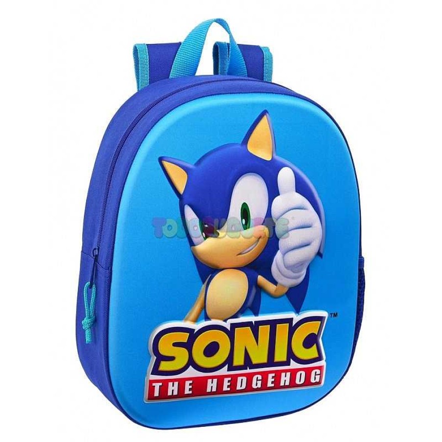 Escolar Safta,S.A. | Mochila Infantil 3D Sonic Speed V2.3