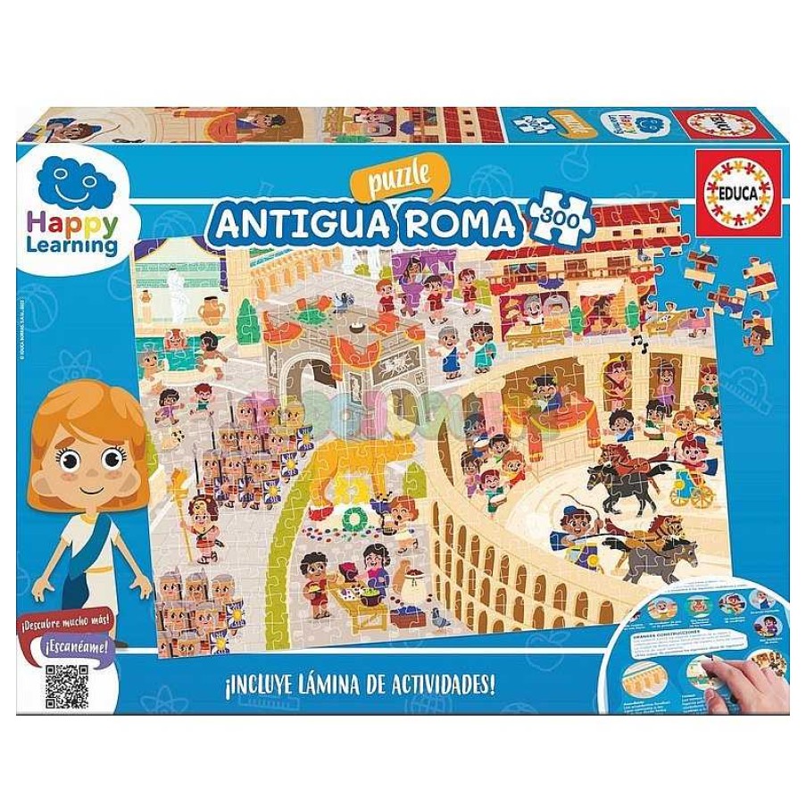 Juegos De Mesa Y Puzzles Educa Borras S.A. | Puzzle 300 Antigua Roma Happy Learning