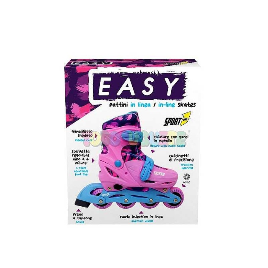 Deportes Y Bicicletas Todojuguete | Patines L Nea Easy Roller Rosa T.39-42