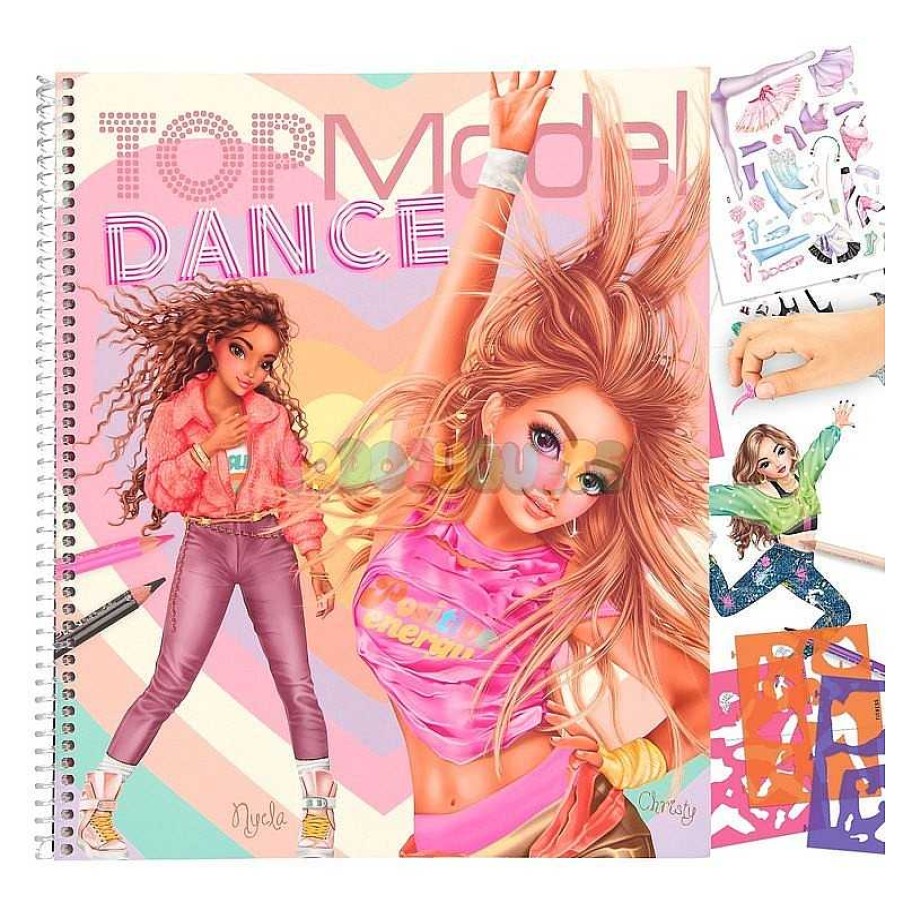 Manualidades Top Model | Top Model Cuaderno Para Colorear Dance