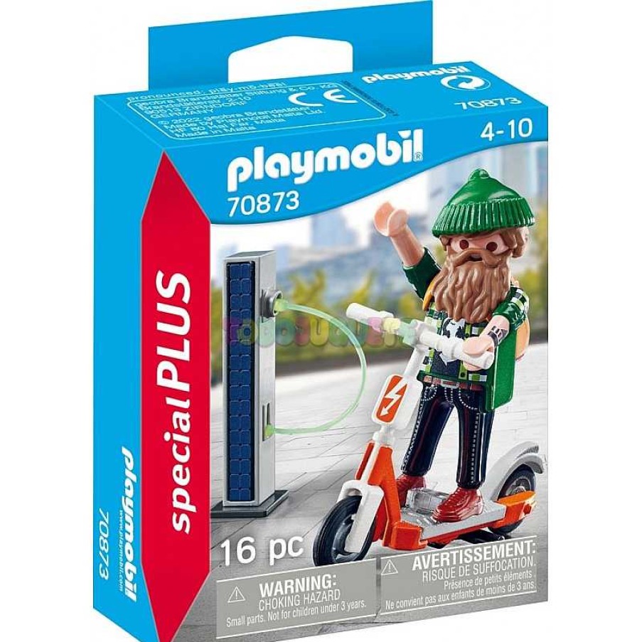 Personajes Y Accesorios Playmobil,S.A. | Hipster Con E-Scooter Playmobil