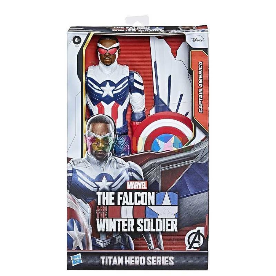 Personajes Y Accesorios Hasbro | Avengers Figura Titan Hero Falcon Capit N Am Rica