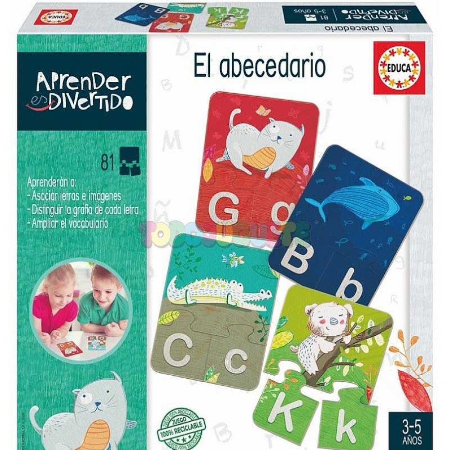 Juegos De Mesa Y Puzzles Educa Borras S.A. | Juego El Abecedario Aprender Es Divertido