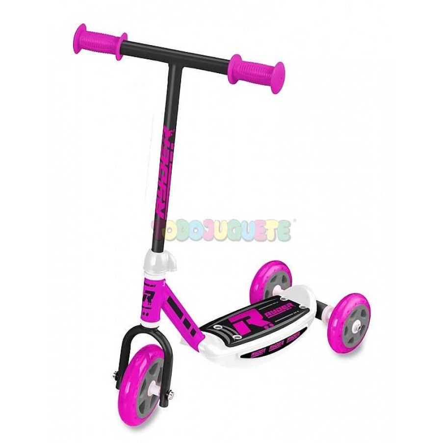 Deportes Y Bicicletas Muñecas Saica S.L. | Patinete 3 Ruedas Panel Rosa