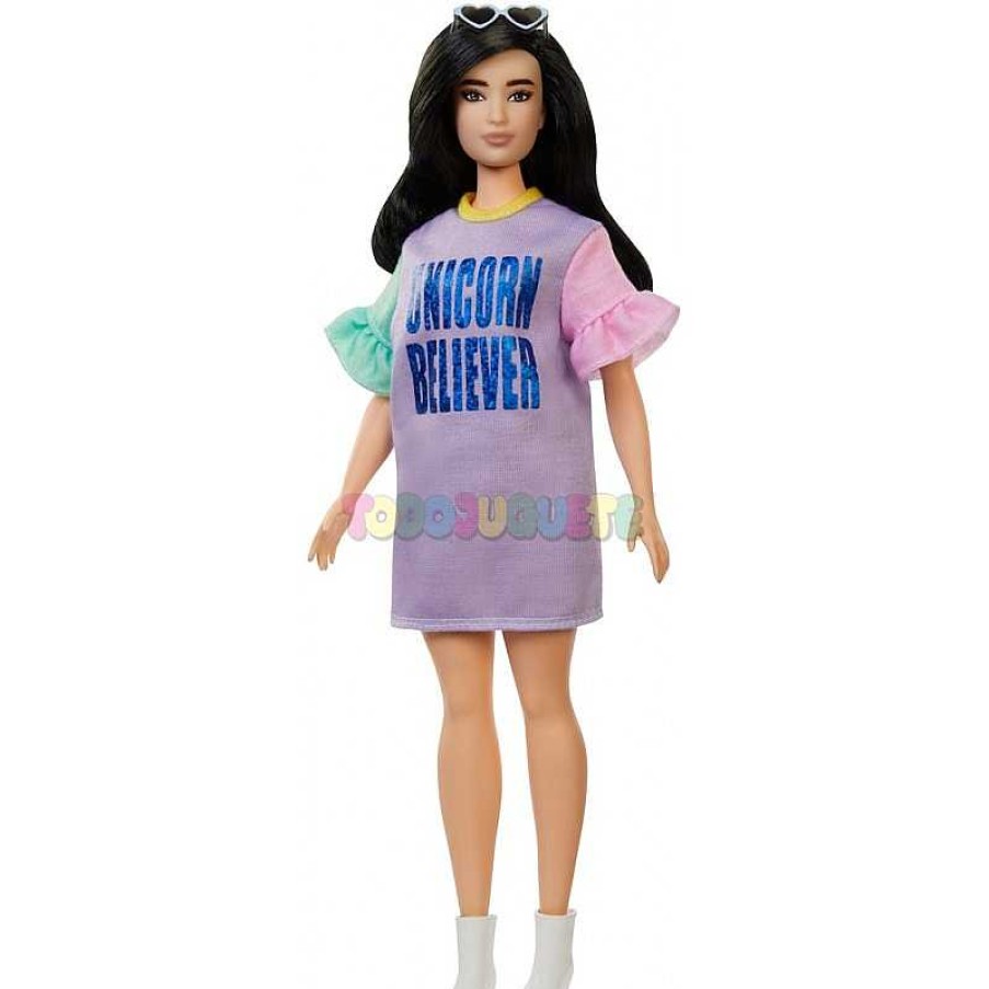 Mu Ecas Y Accesorios Barbie | Mu Eca Barbie Fashionista 127 Unicorn Believer