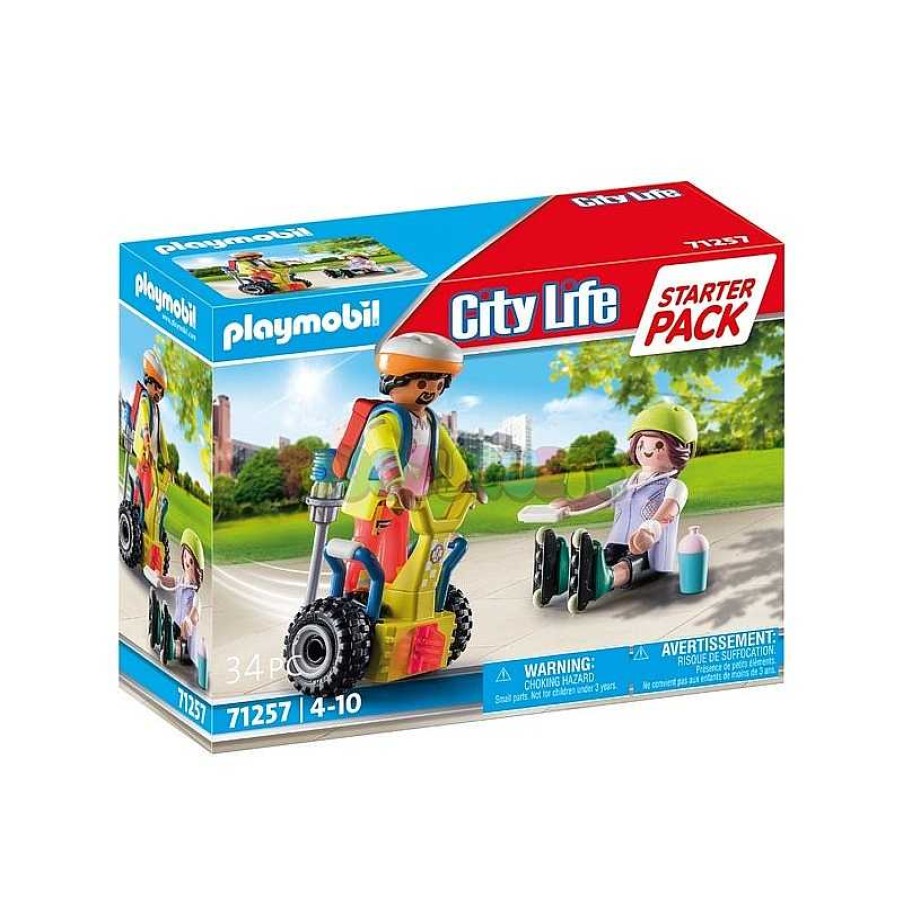 Personajes Y Accesorios Playmobil,S.A. | Starter Pack Rescate Con Balance Racer Playmobil