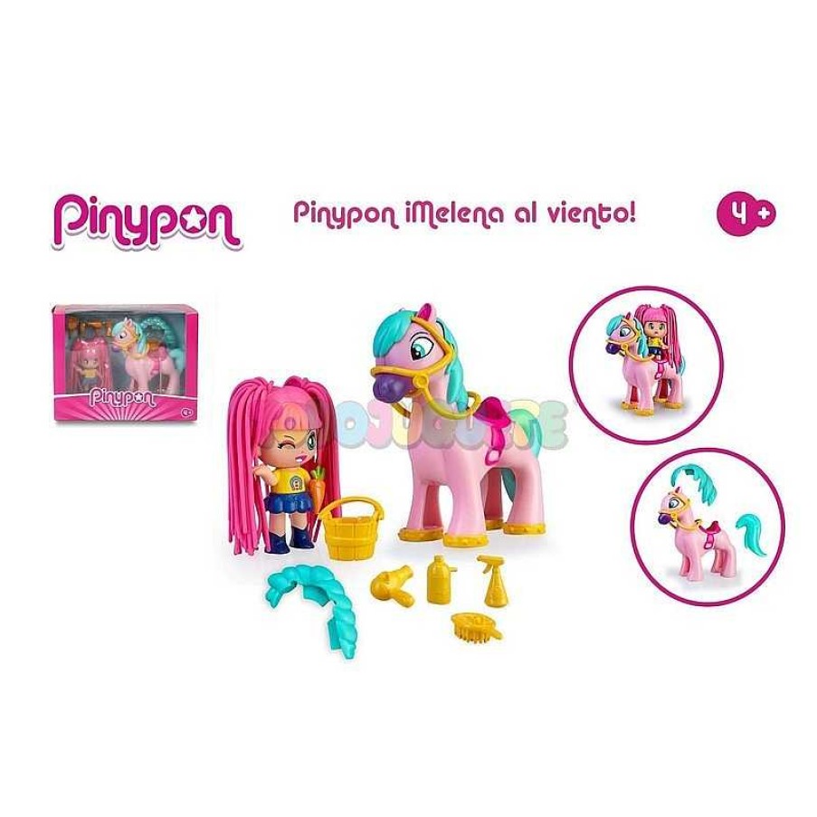 Personajes Y Accesorios Pin Y Pon | Pin Y Pon Pelazo Pony Melena Al Viento